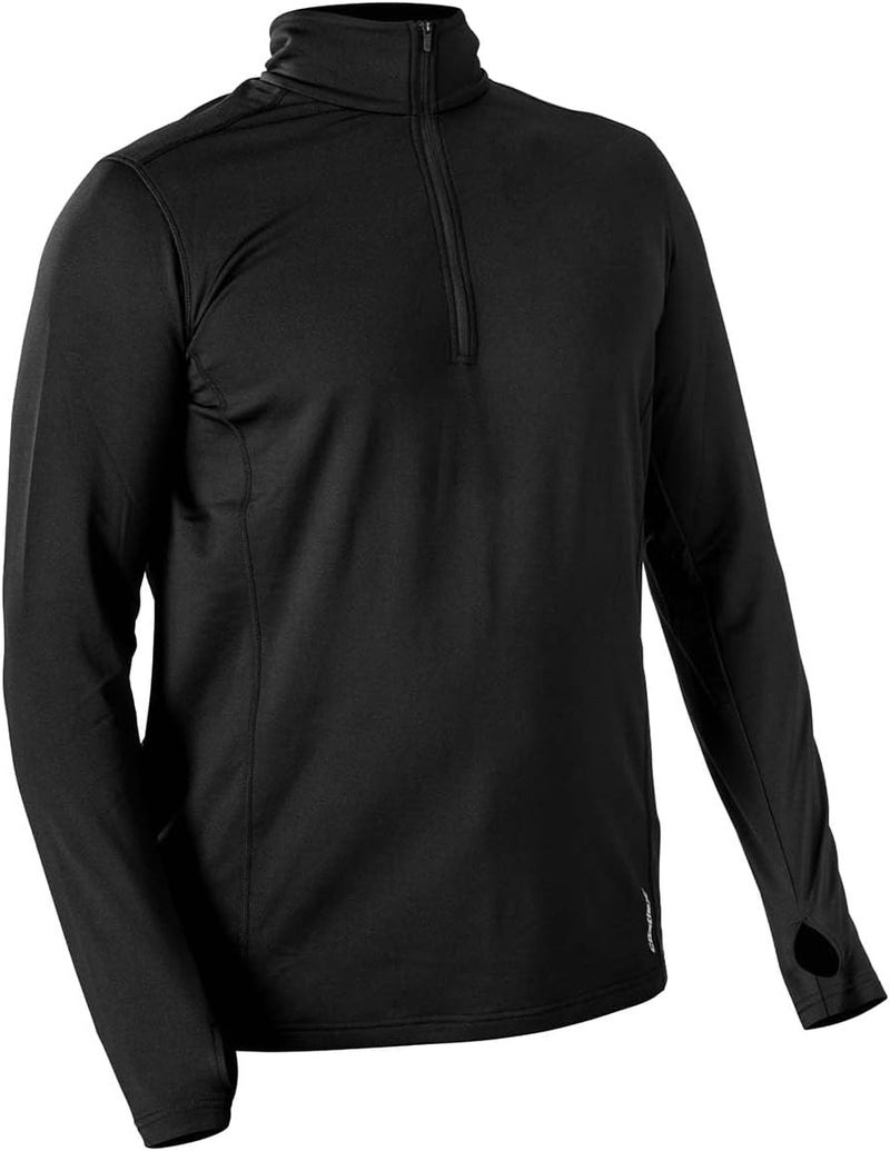 Castle X Men's Regulator 1/4 Zip Base Layer Shirt (Black - Large) - Image 1
